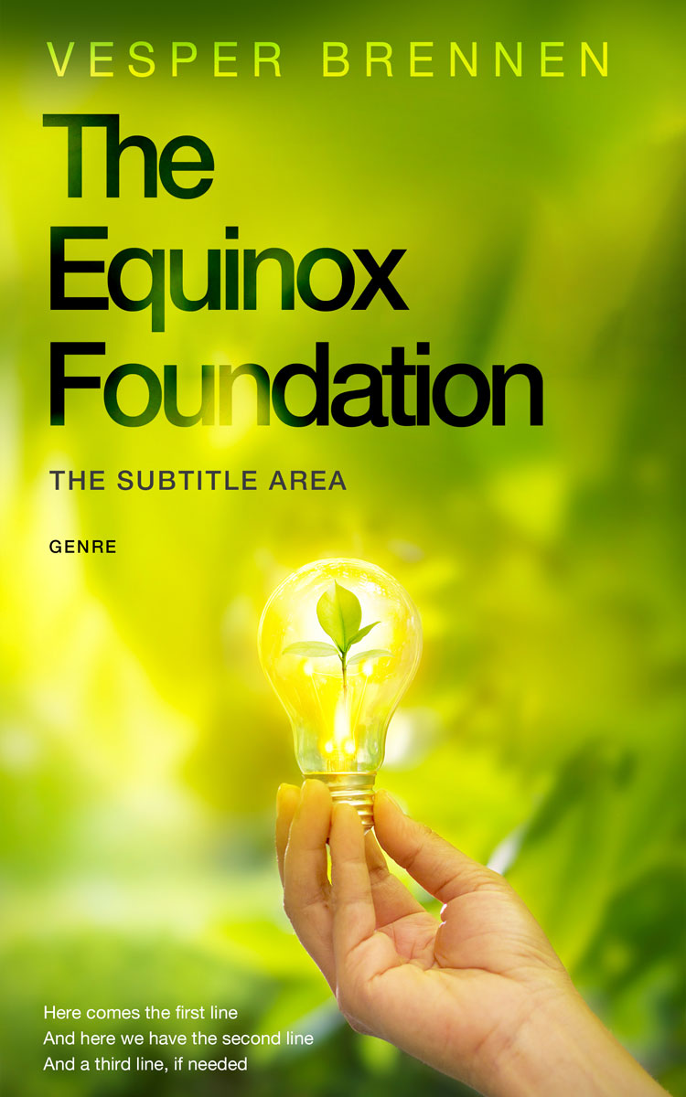 2D view of Premade Environment & Ecology Book Cover - Key Lime Pie