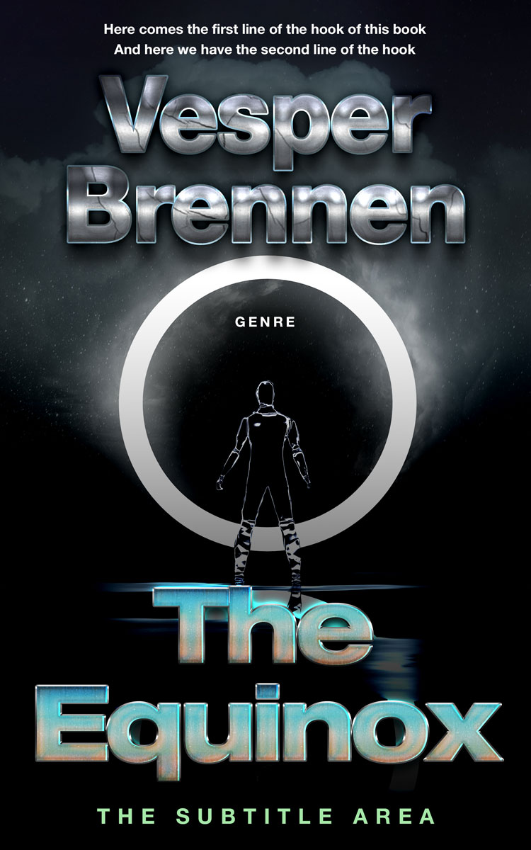 2D view of Premade Romance Book Cover - Woodsmoke