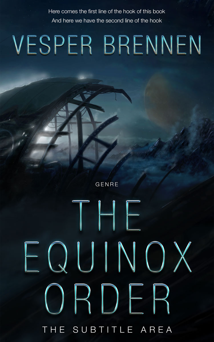 2D view of Premade Apocalyptica Book Cover - Aztec