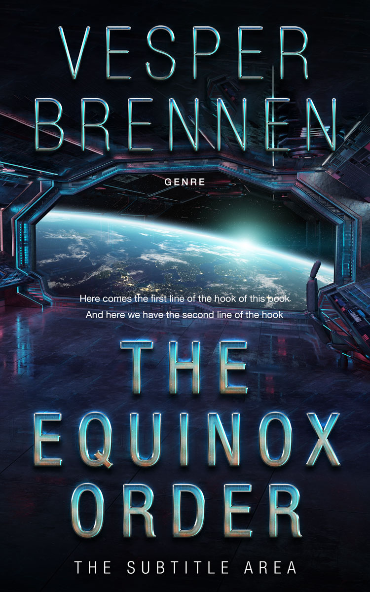 2D view of Premade Apocalyptica Book Cover - Mirage