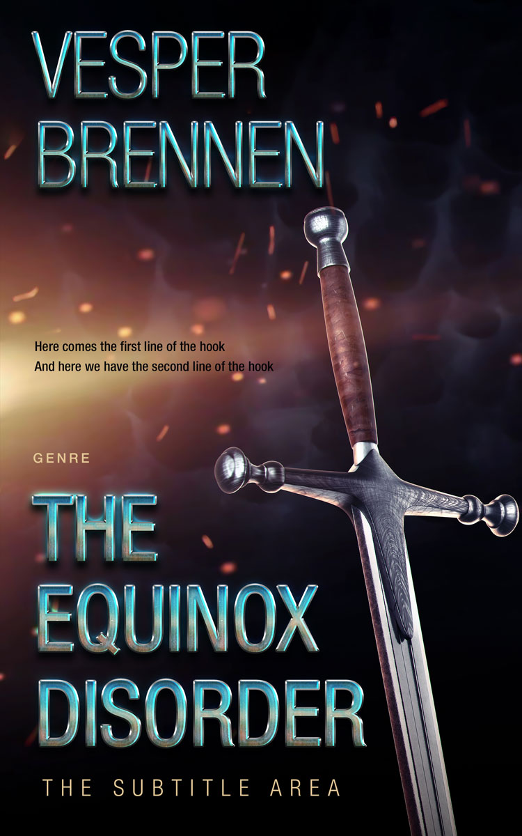 2D view of Premade Fantasy Book Cover - Bastille