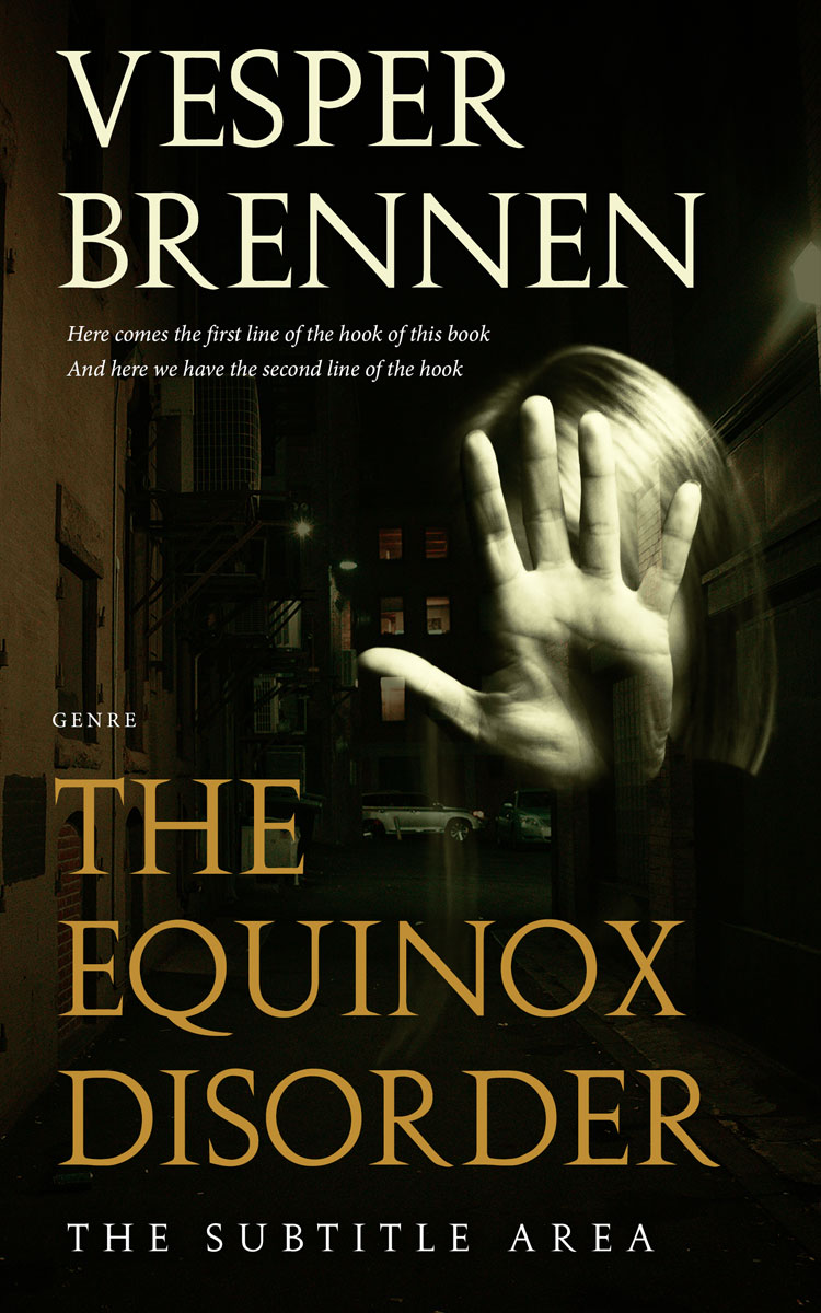 2D view of Premade Mystery & Thriller & Suspense Book Cover - Eternity