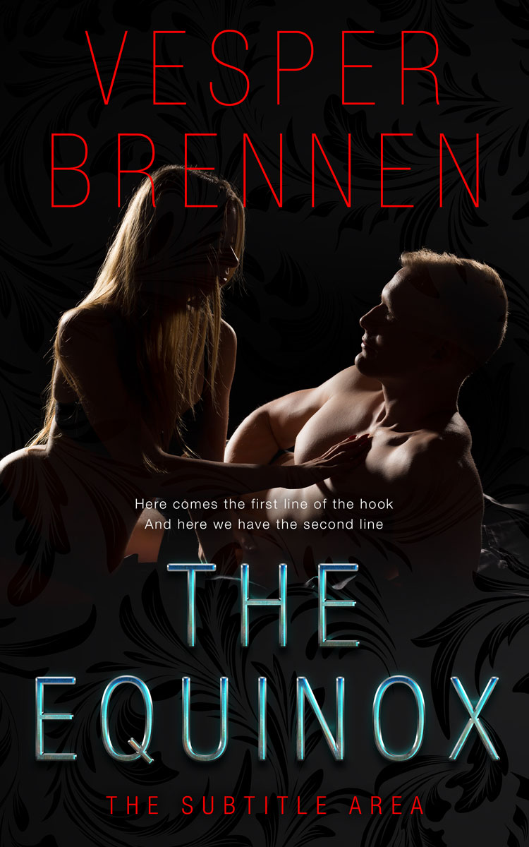 2D view of Premade Erotica Book Cover - Cod Gray