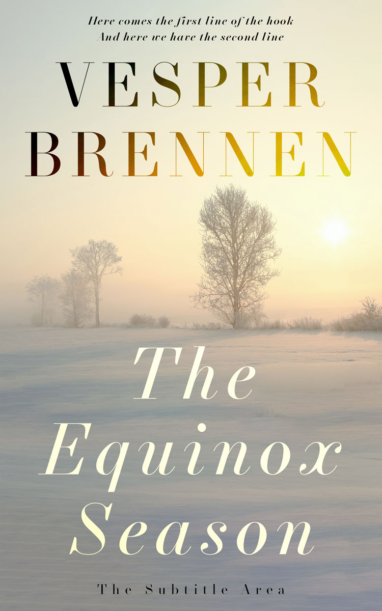 2D view of Premade Nature Book Cover - Nomad