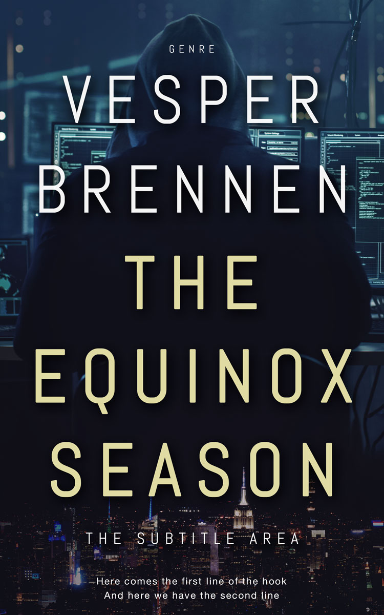 2D view of Premade Mystery & Thriller & Suspense Book Cover - Mirage