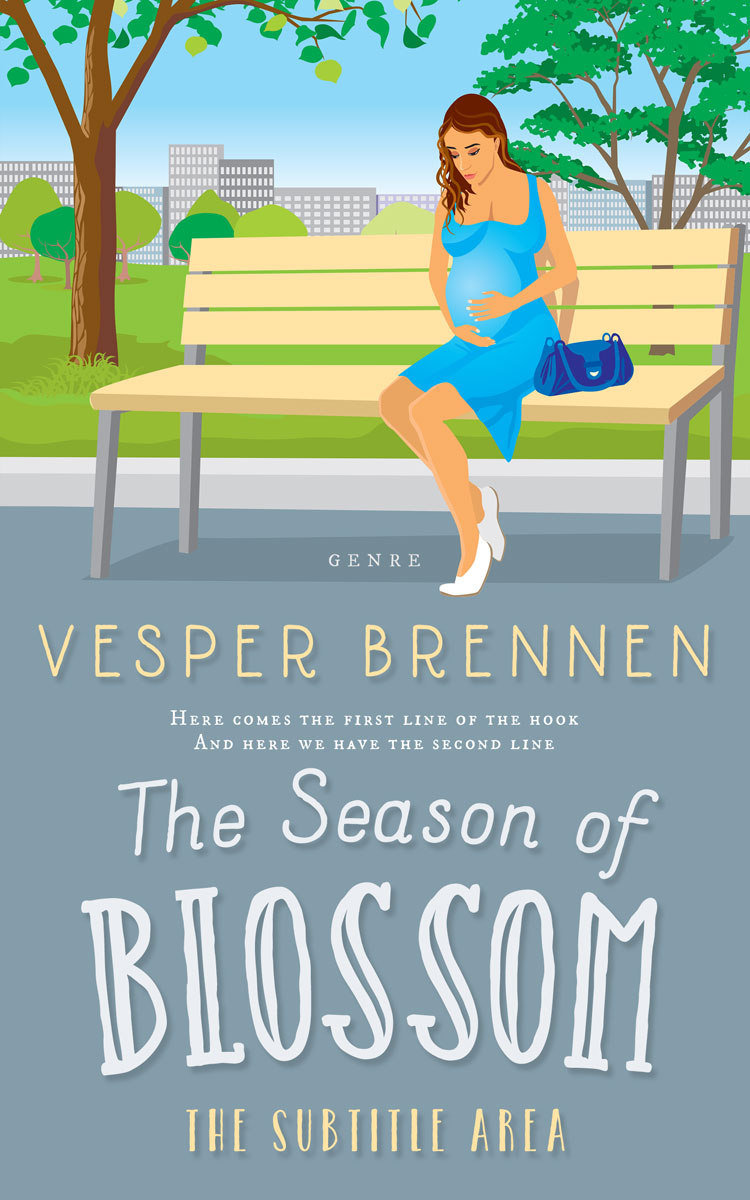 2D view of Premade Chick Lit Book Cover - Bali Hai