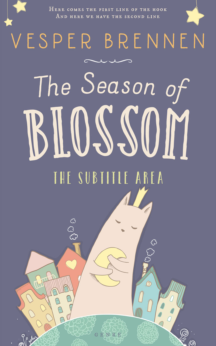 2D view of Premade Surreal Book Cover - Storm Gray