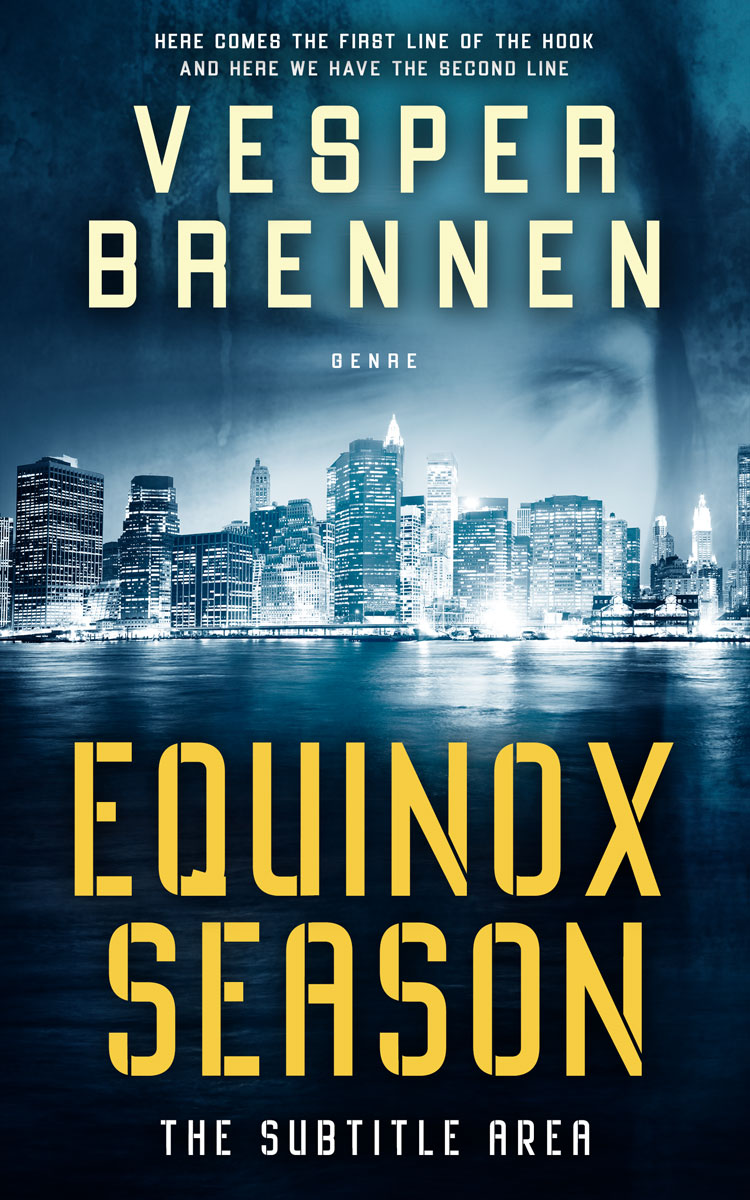 2D view of Premade Mystery & Thriller & Suspense Book Cover - Winter Hazel