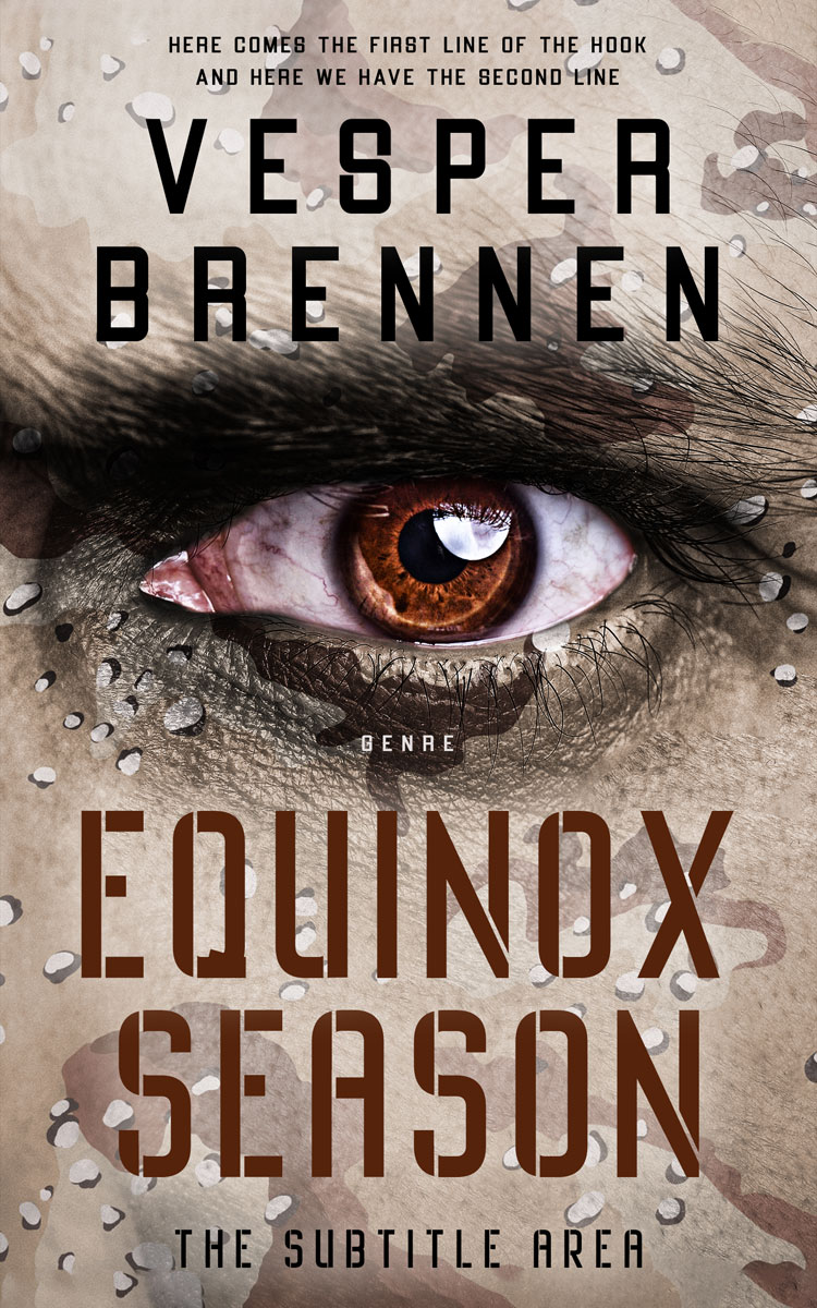 2D view of Premade Apocalyptica Book Cover - Thatch