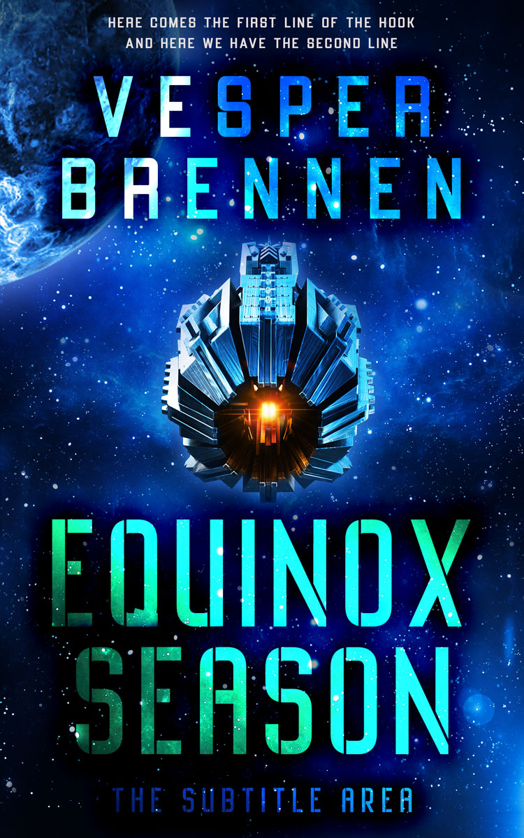 2D view of Premade Science Fiction Book Cover - Black Pearl