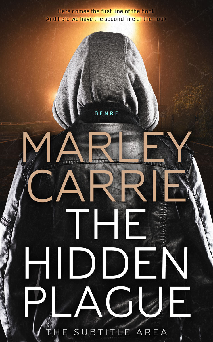 2D view of Premade Mystery & Thriller & Suspense Book Cover - Tan