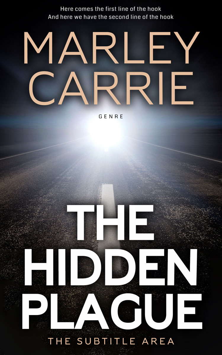 2D view of Premade Mystery & Thriller & Suspense Book Cover - Silver Rust