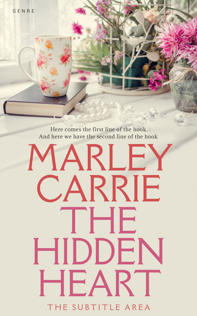 2D view of Premade Romance Book Cover - Satin Linen