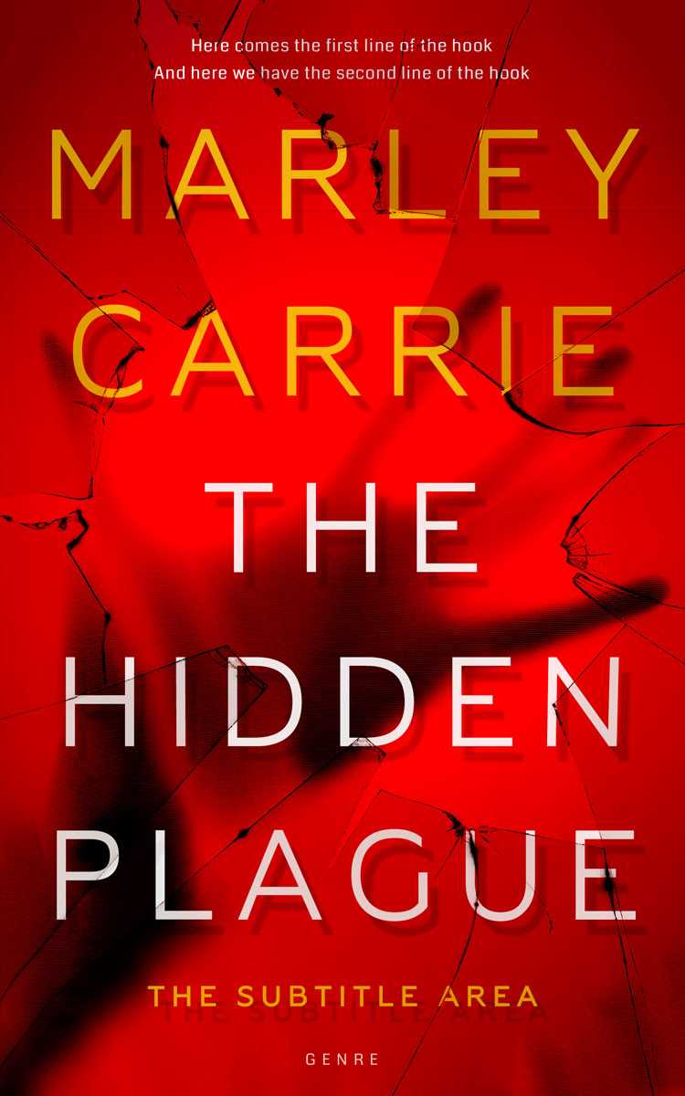 2D view of Premade Mystery & Thriller & Suspense Book Cover - Guardsman Red