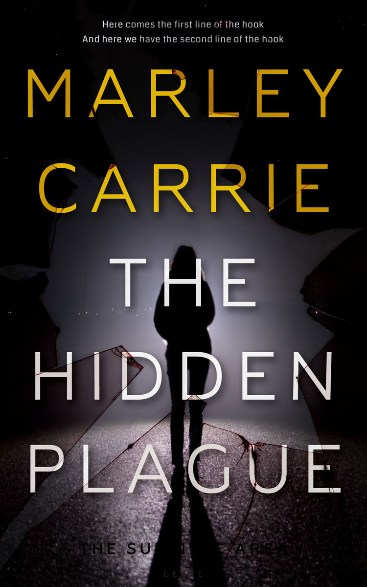 2D view of Premade Horror Book Cover - Cod Gray