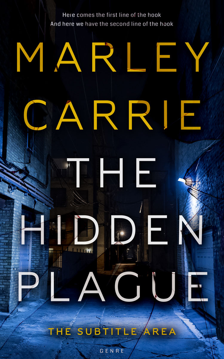 2D view of Premade Mystery & Thriller & Suspense Book Cover - Ebony