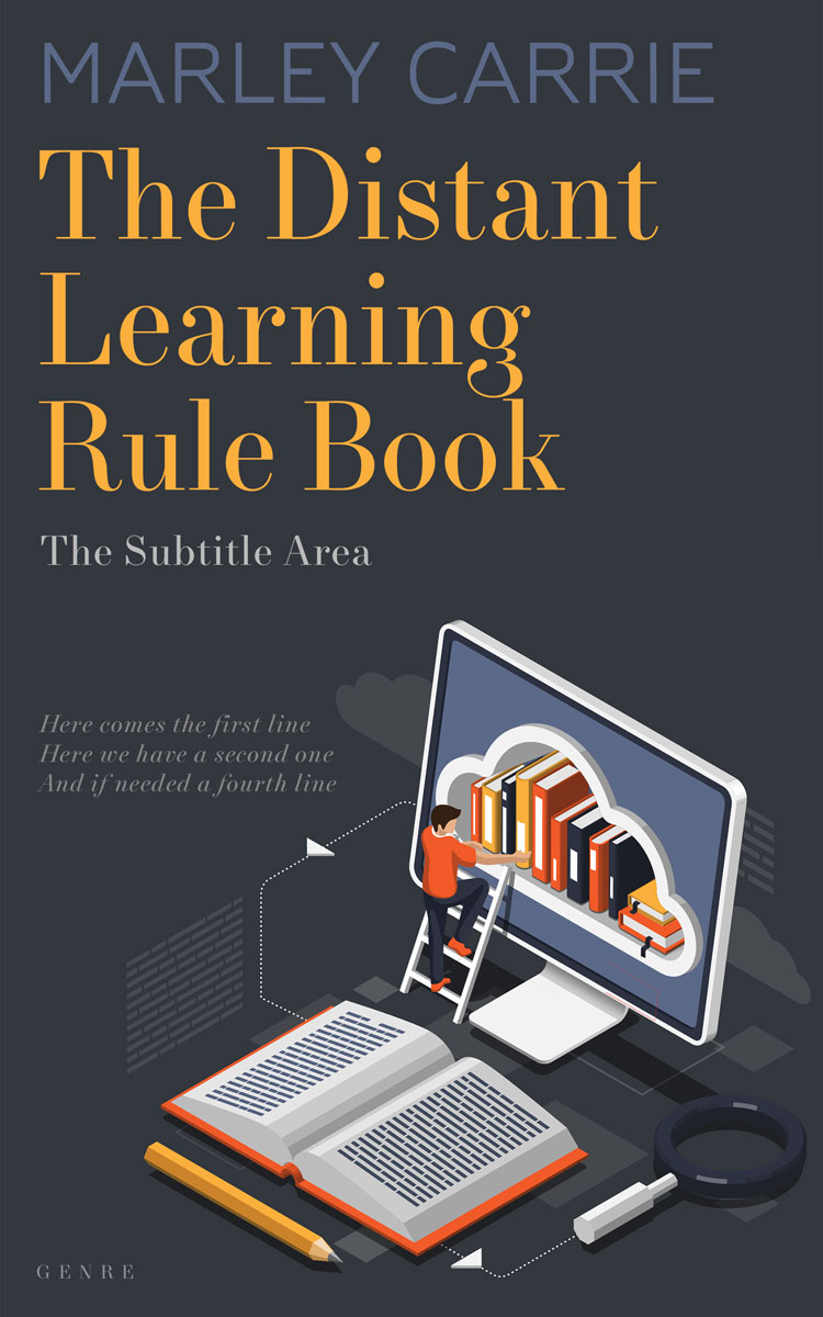 2D view of Premade Self-Improvement & Self-Help Book Cover - Tuna