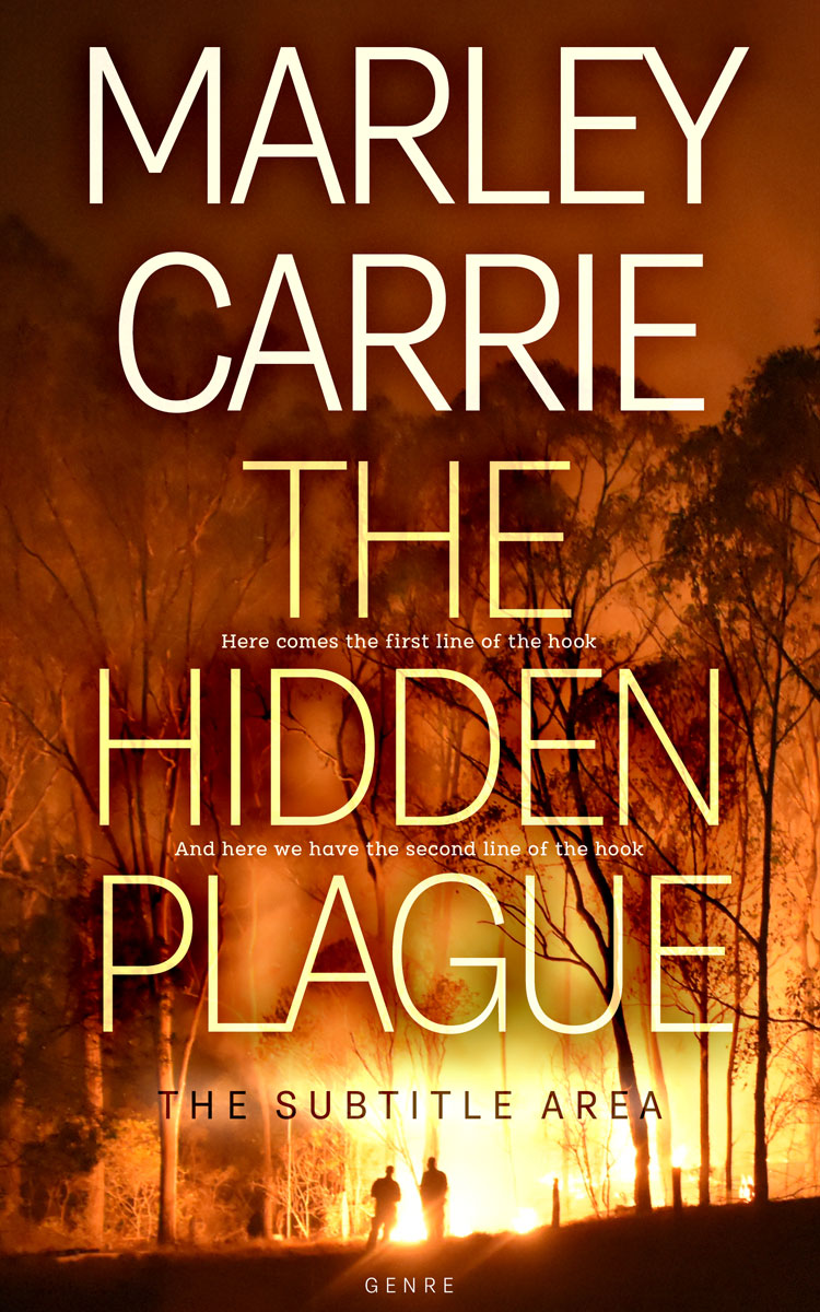 2D view of Premade Mystery & Thriller & Suspense Book Cover - Kenyan Copper