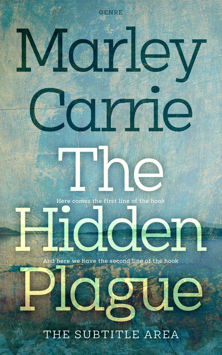 2D view of Premade Nature Book Cover - Cascade