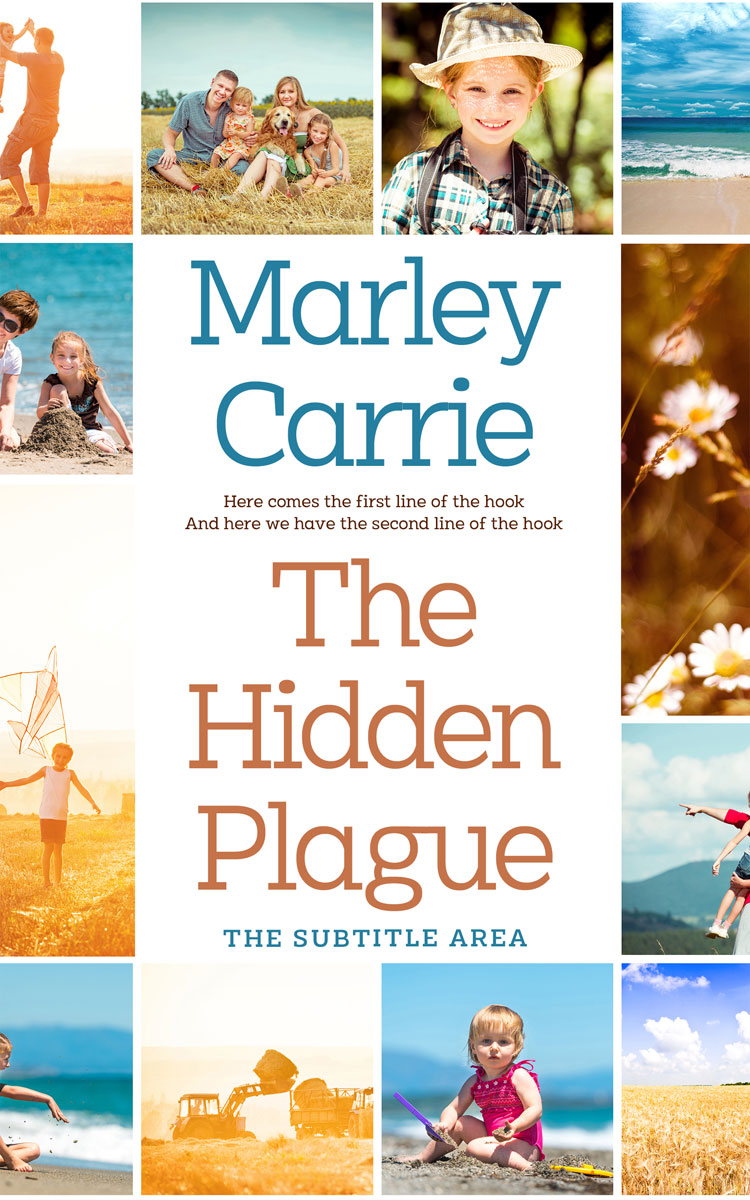 2D view of Premade Family & Parenting Book Cover - White Rock