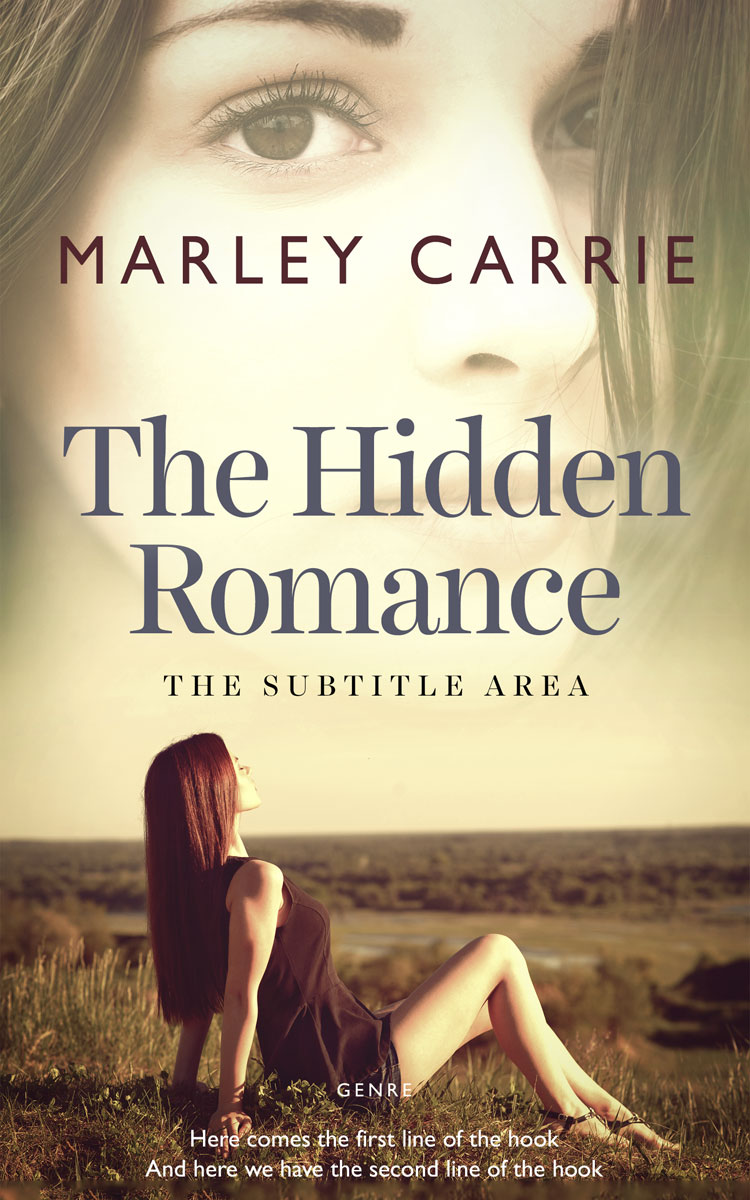 2D view of Premade Romance Book Cover - Fall Green