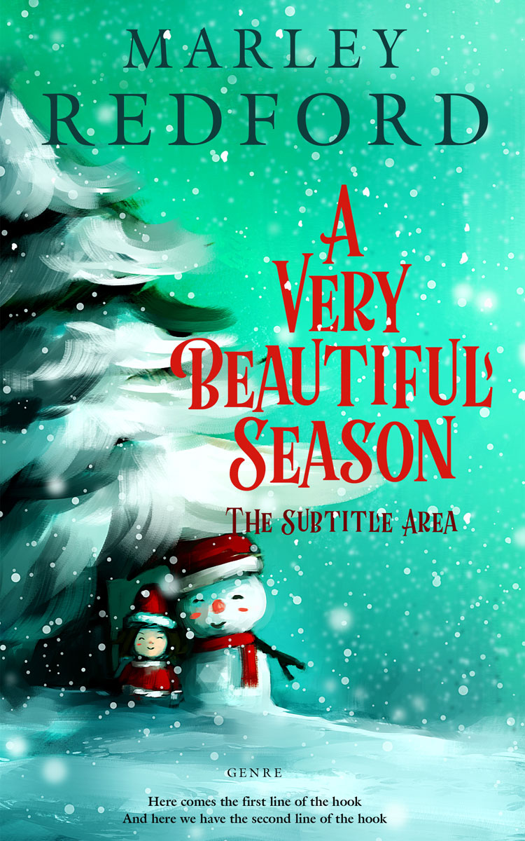 2D view of Premade Teen & Young Adult Book Cover - Shamrock