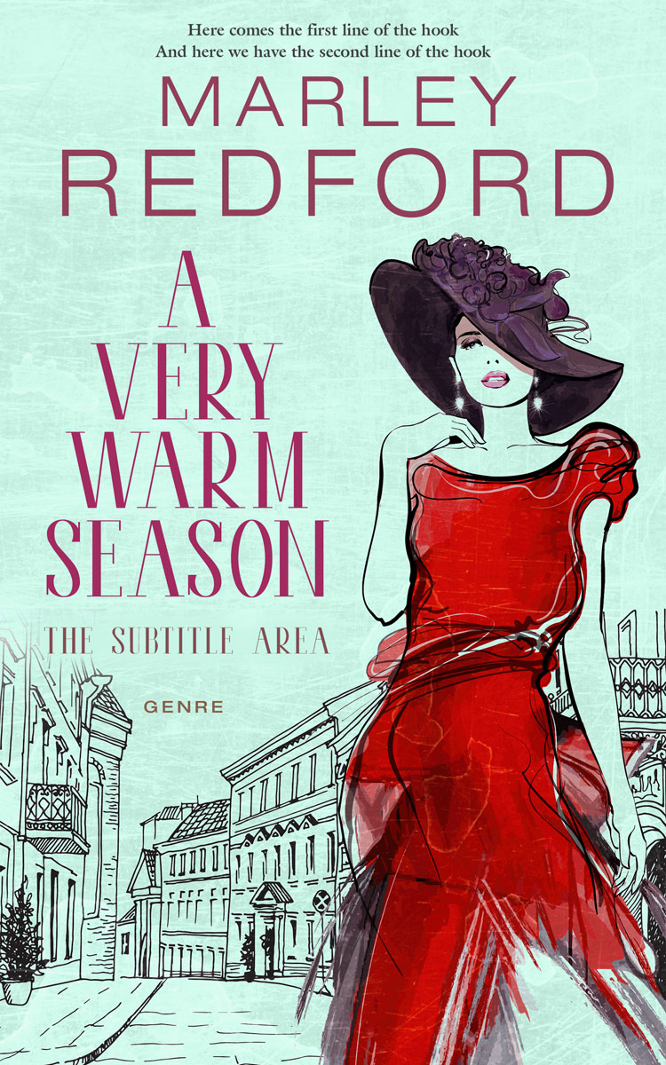 2D view of Premade Chick Lit Book Cover - Cruise