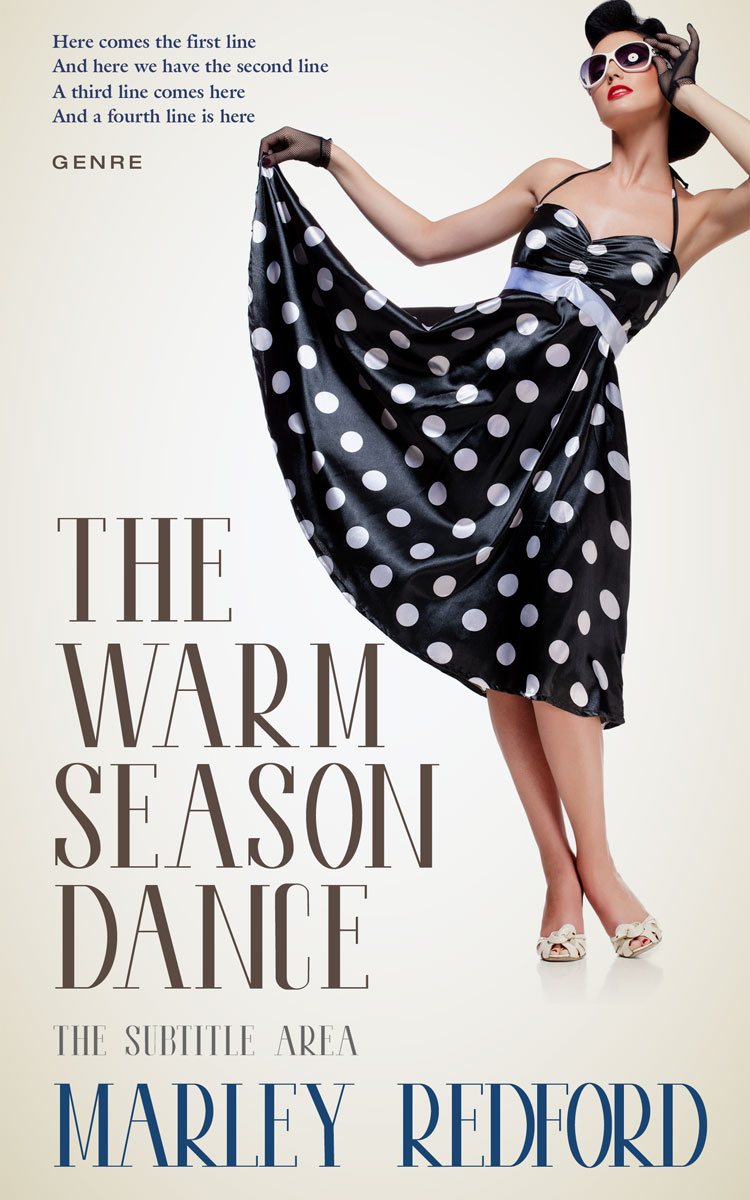 2D view of Premade Chick Lit Book Cover - Shark