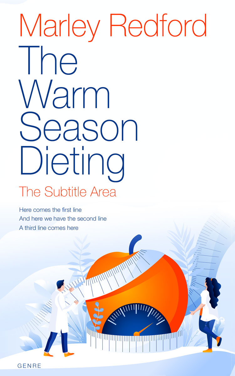 2D view of Premade Health & Mind & Body Book Cover - Link Water