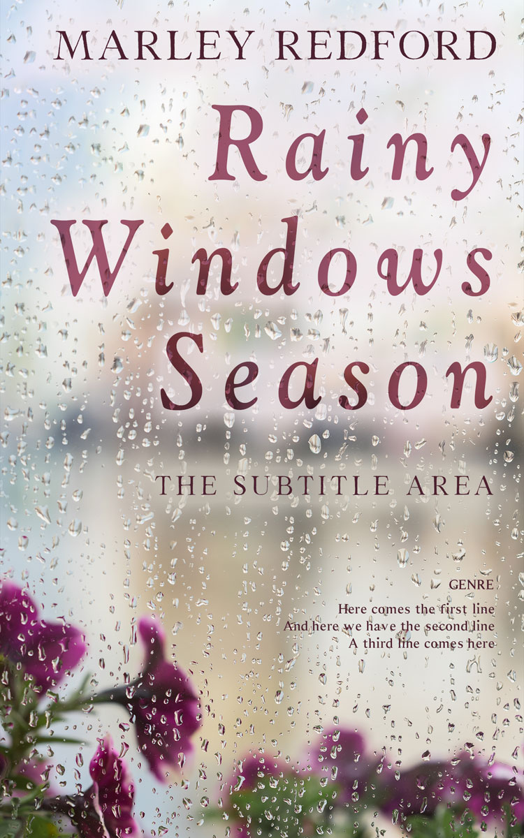 2D view of Premade Abstract Book Cover - Timberwolf