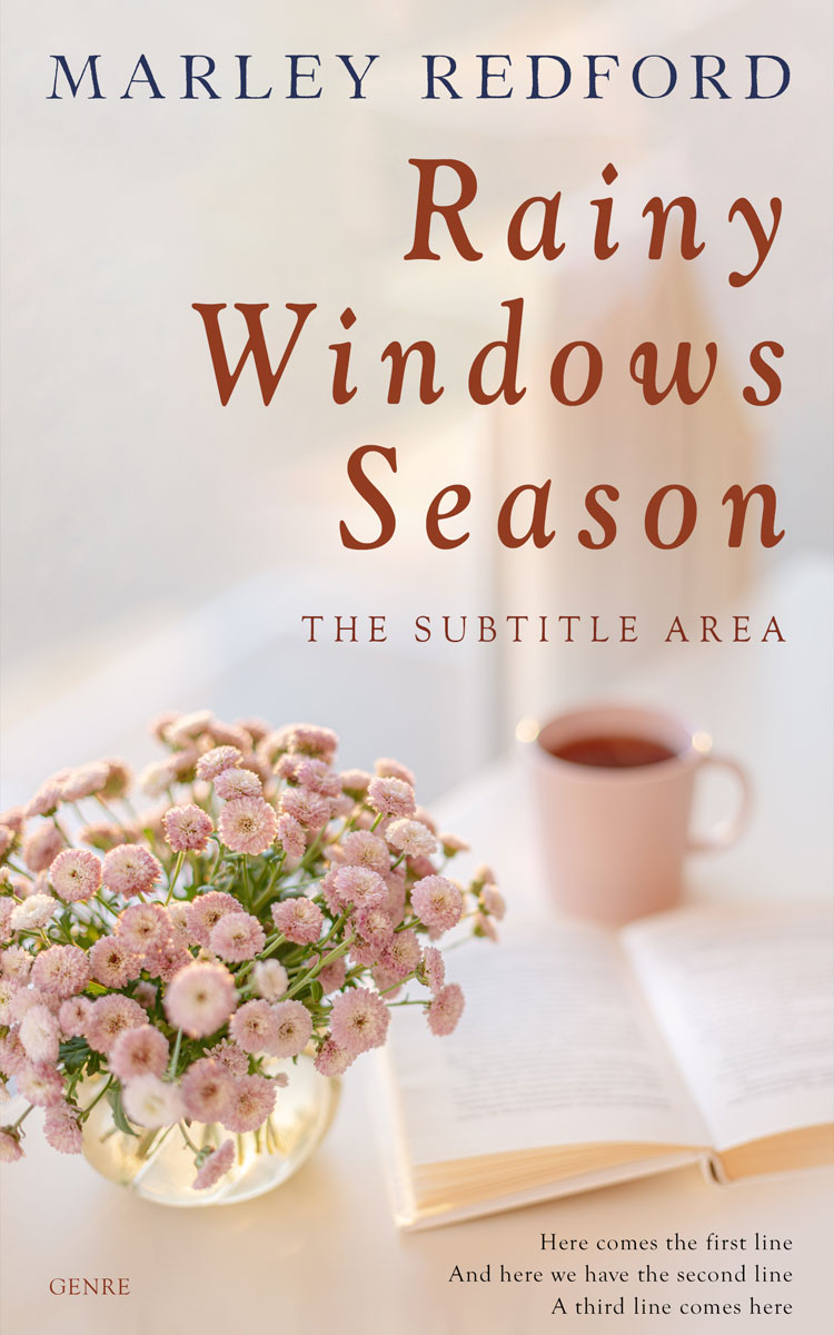 2D view of Premade Literary Fiction Book Cover - Wafer