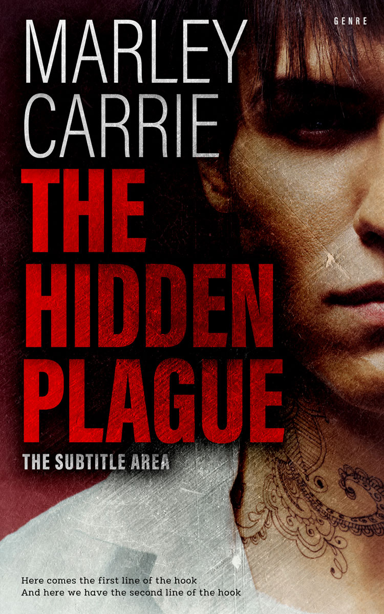 2D view of Premade Mystery & Thriller & Suspense Book Cover - Oriental Pink