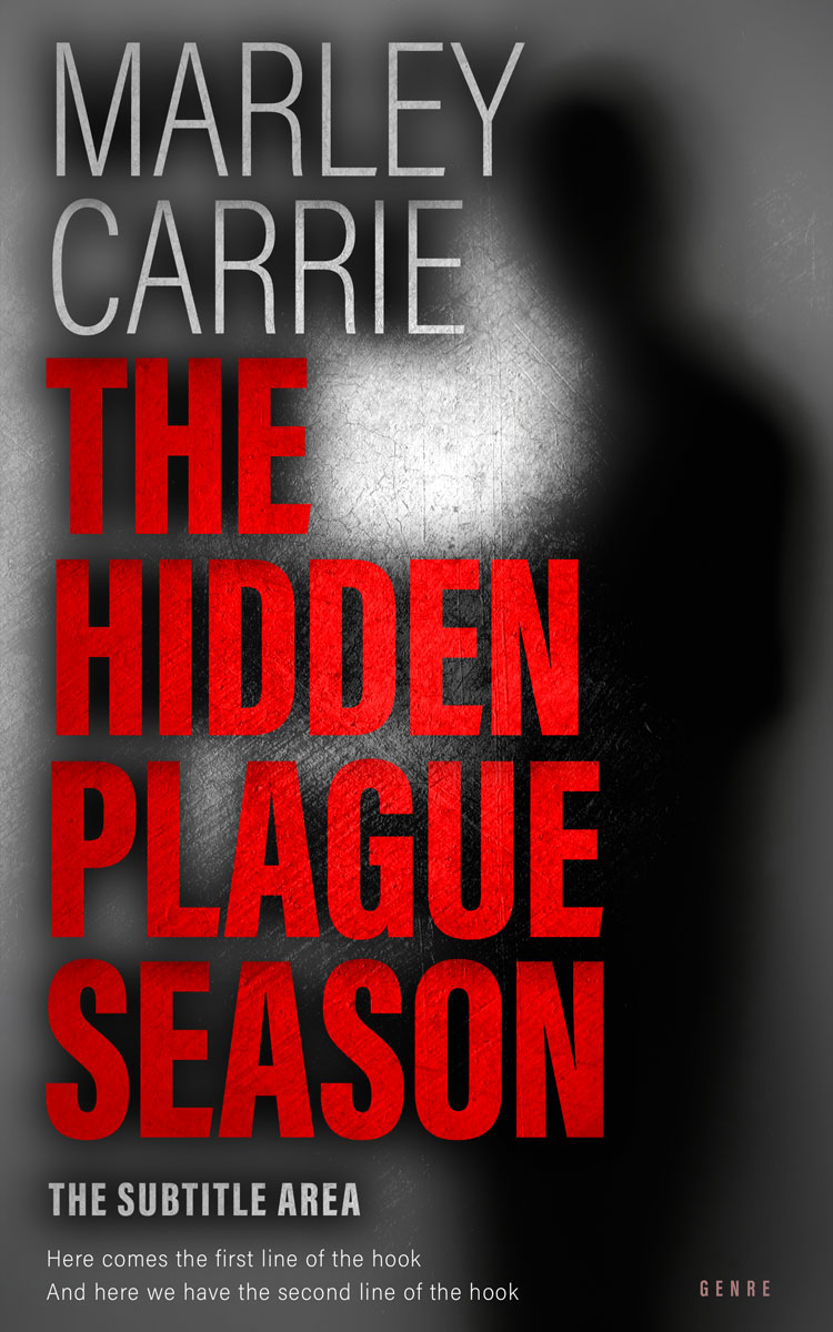 2D view of Premade Mystery & Thriller & Suspense Book Cover - Persian Red