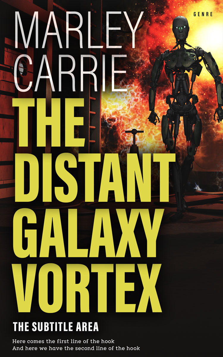 2D view of Premade Science Fiction Book Cover - Gondola