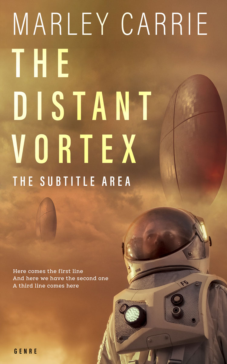 2D view of Premade Science Fiction Book Cover - Cape Palliser