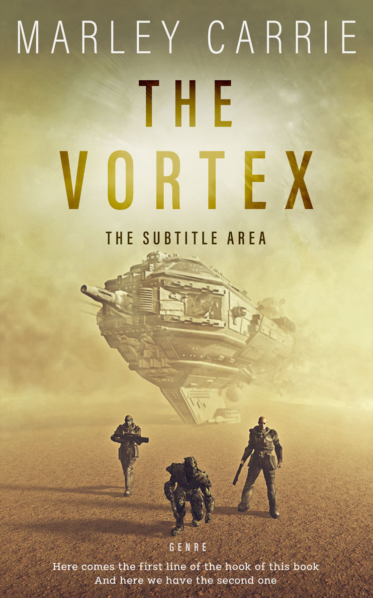 2D view of Premade Science Fiction Book Cover - Mongoose