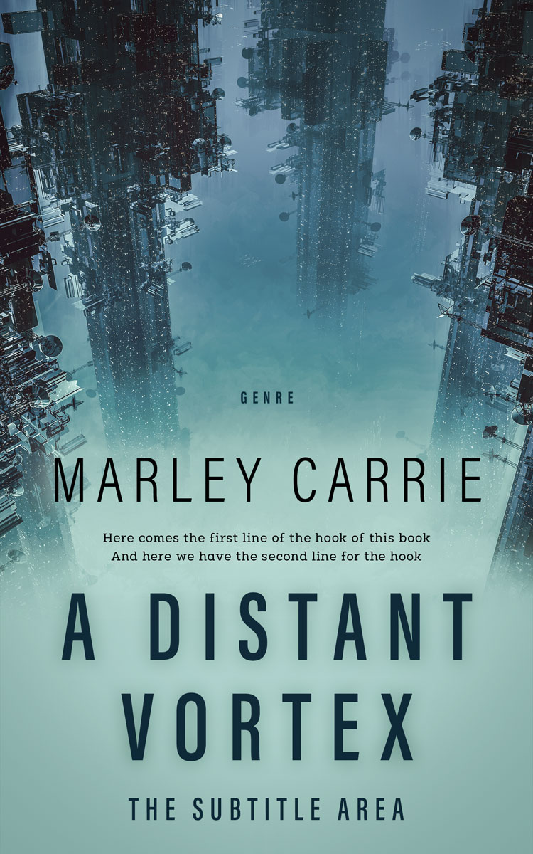 2D view of Premade Science Fiction Book Cover - Gumbo