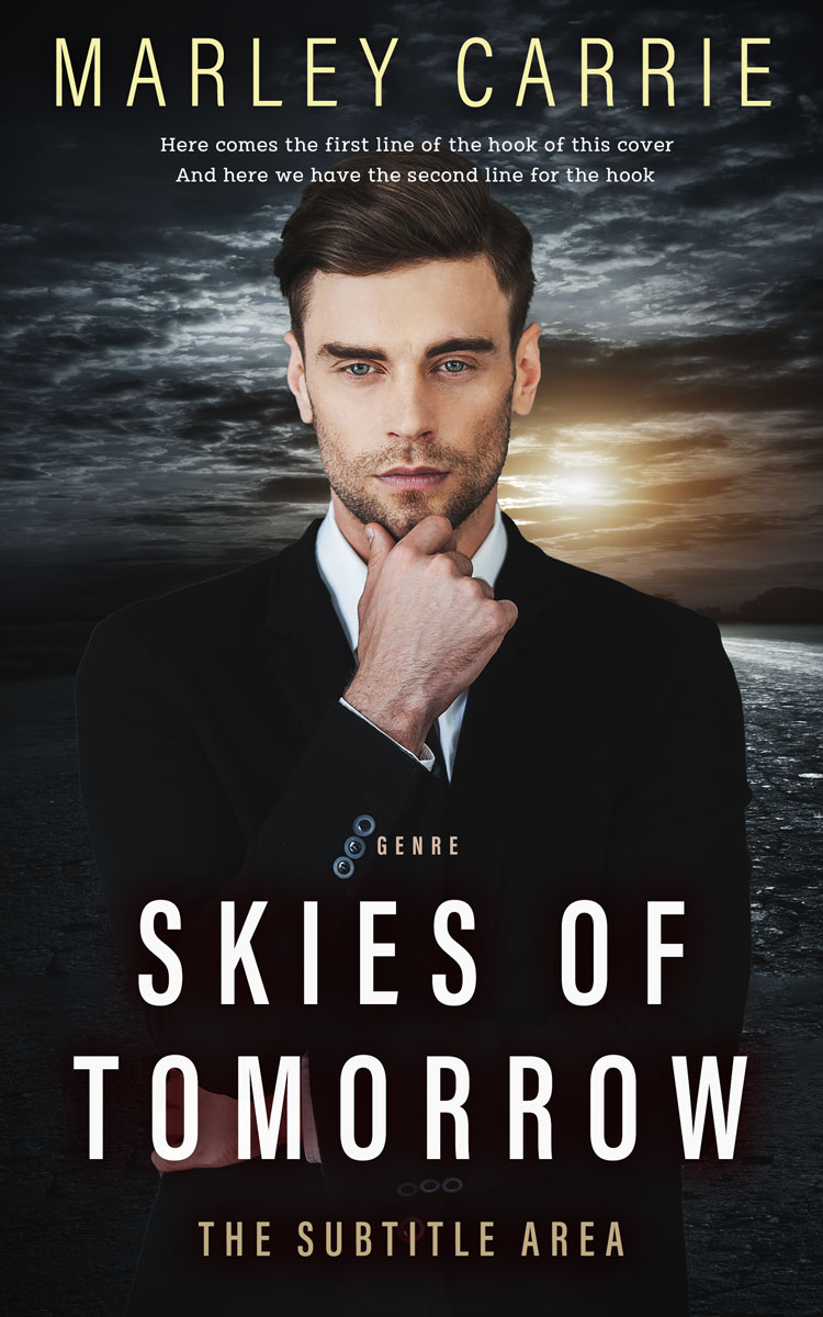 2D view of Premade Mystery & Thriller & Suspense Book Cover - Thunder