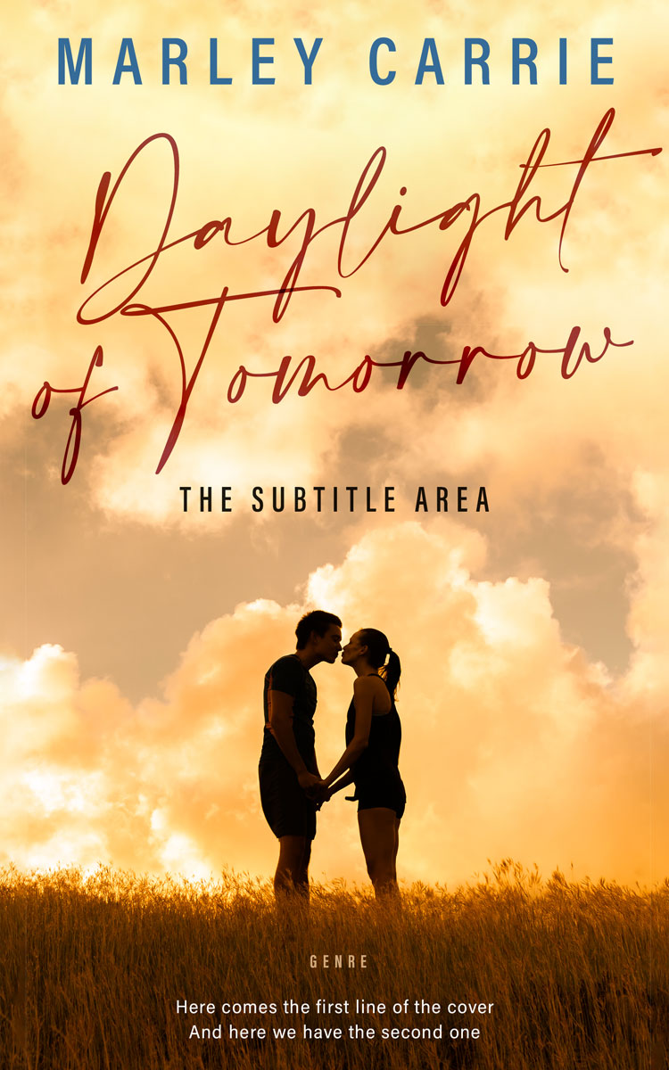 2D view of Premade Romance Book Cover - Manhattan