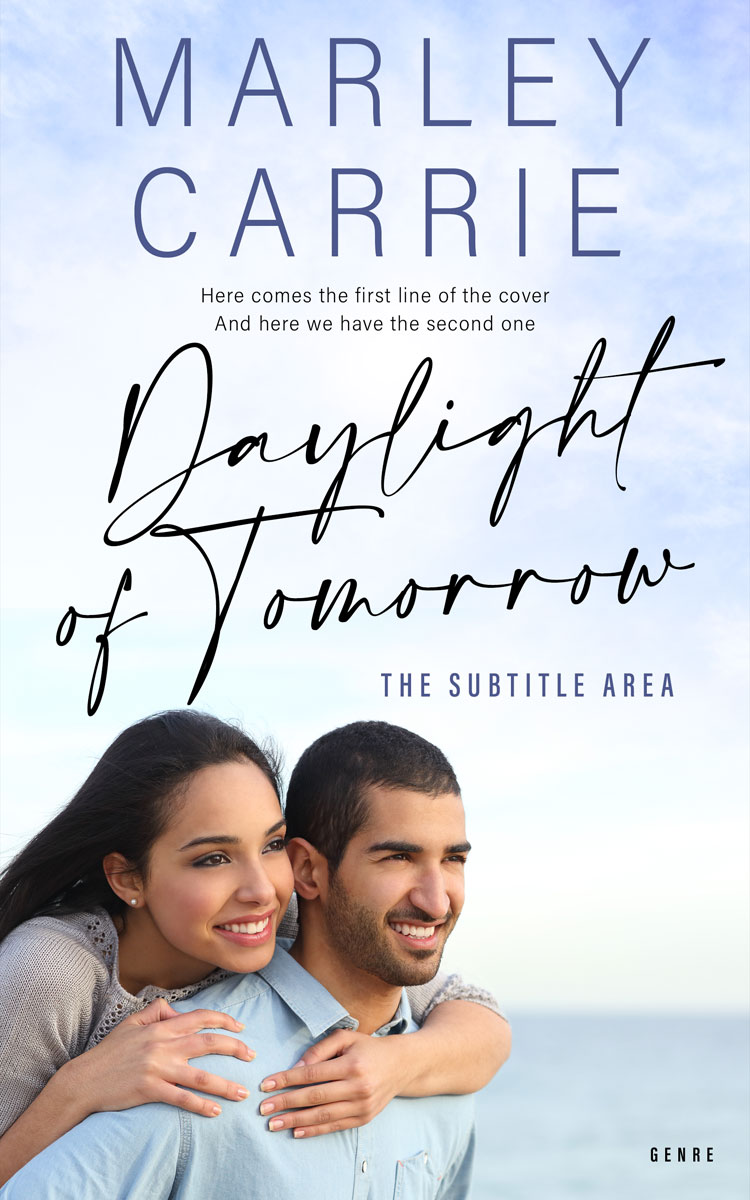 2D view of Premade Romance Book Cover - Catskill White