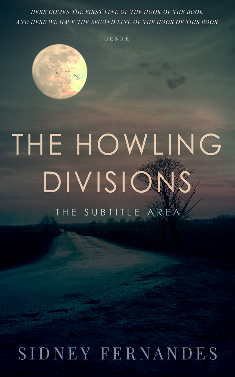 2D view of Premade Mystery & Thriller & Suspense Book Cover - Outer Space