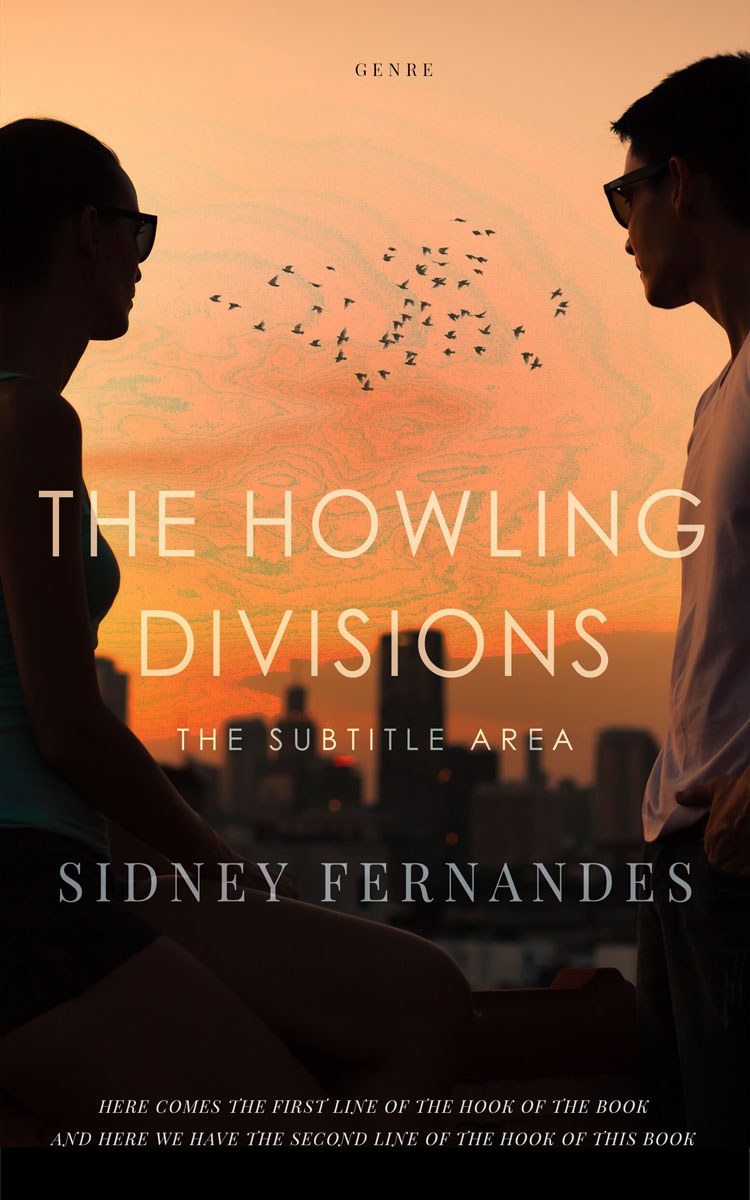 2D view of Premade Mystery & Thriller & Suspense Book Cover - Night Rider