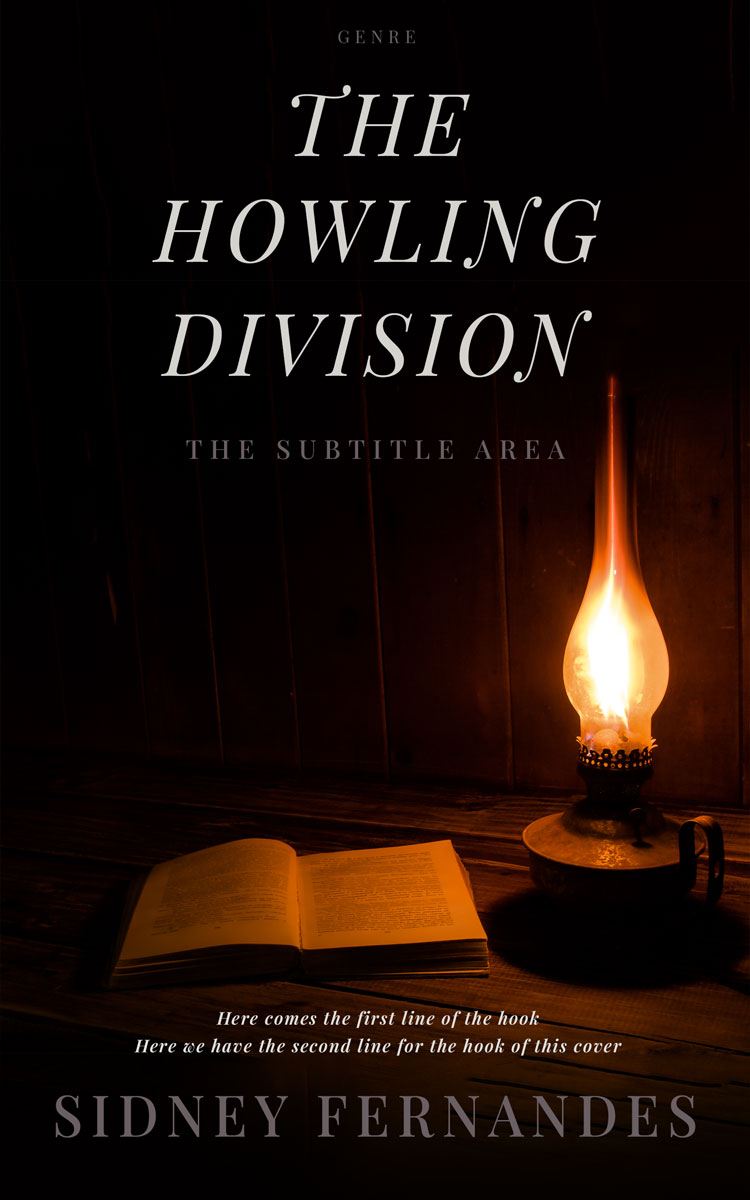 2D view of Premade Historical Book Cover - Asphalt