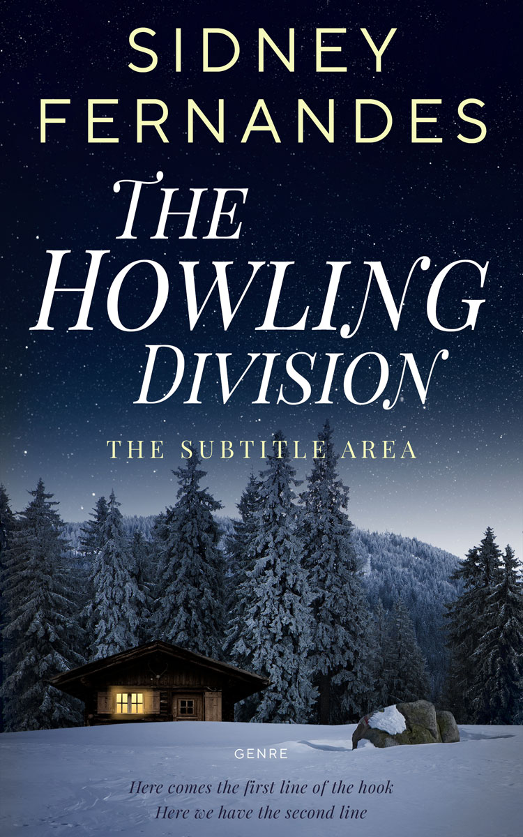 2D view of Premade Literary Fiction Book Cover - Ebony