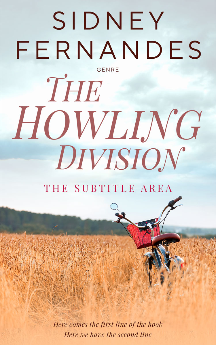 2D view of Premade Literary Fiction Book Cover - Satin Linen