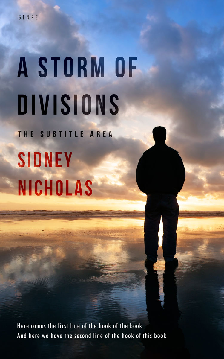 2D view of Premade Self-Improvement & Self-Help Book Cover - Tuna