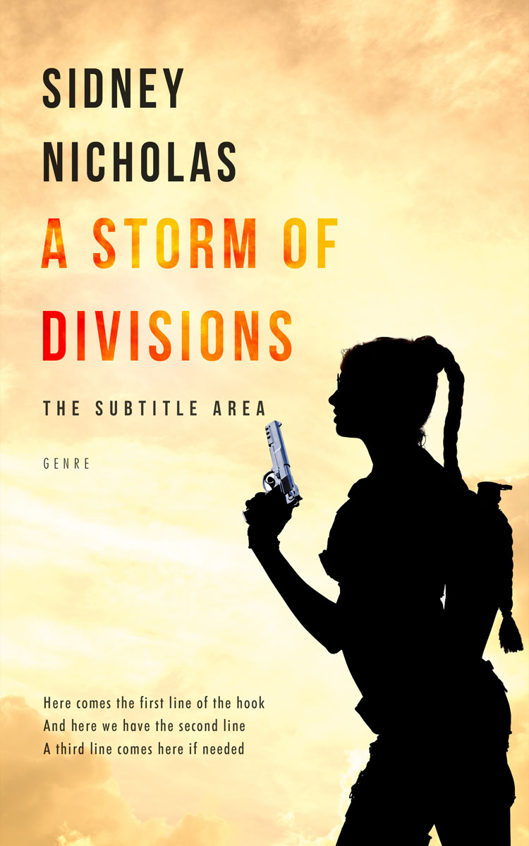 2D view of Premade Fantasy Book Cover - Astra