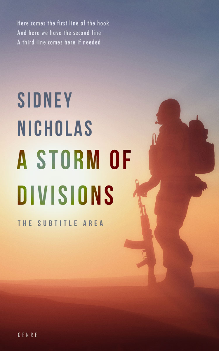 2D view of Premade Mystery & Thriller & Suspense Book Cover - Vanilla