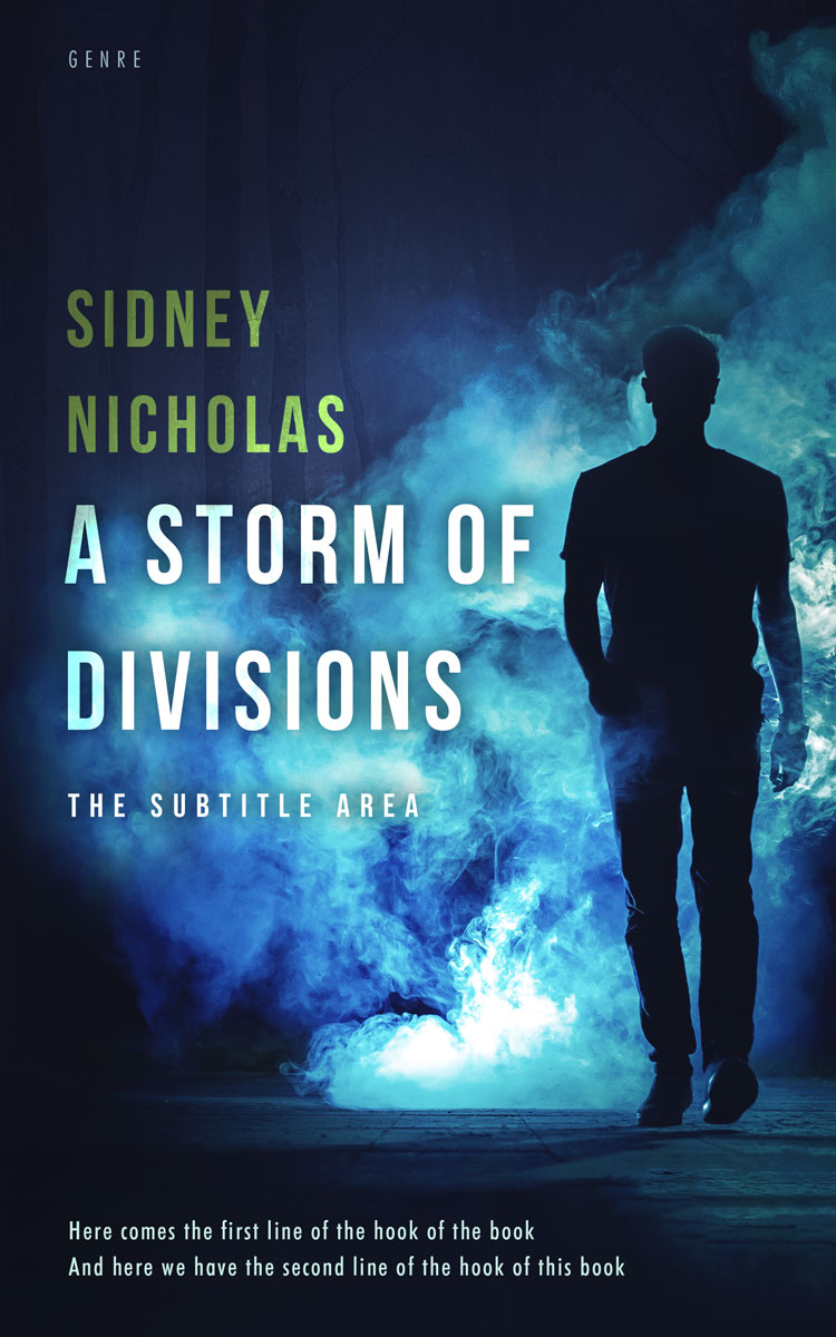 2D view of Premade Mystery & Thriller & Suspense Book Cover - Big Stone