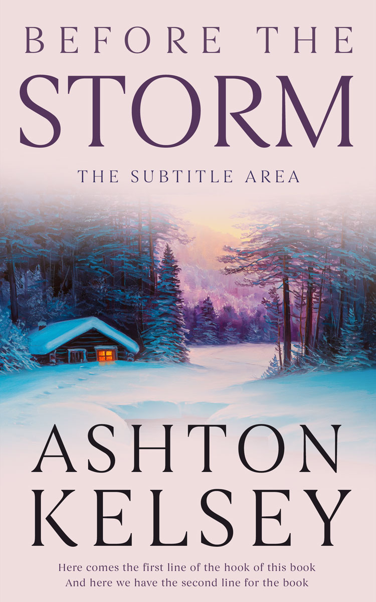 2D view of Premade Fantasy Book Cover - Oxford Blue